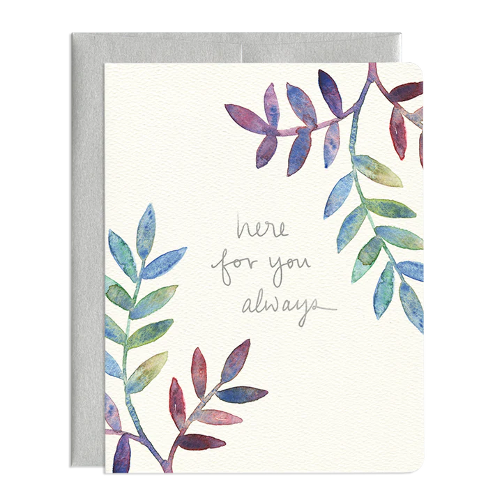 Sympathy Leaves Card