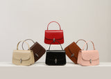 Aura Top-handle Satchel - Ruby