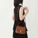 Aura Top-handle Satchel - Ruby