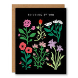 Sympathy Garden Flowers Card
