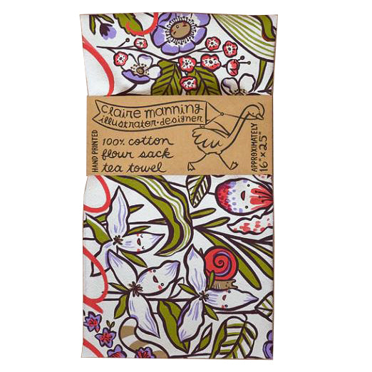 Claire Manning - Tea Towel "Canadian Wildflower"