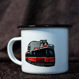Raccoon City Enamel Mug