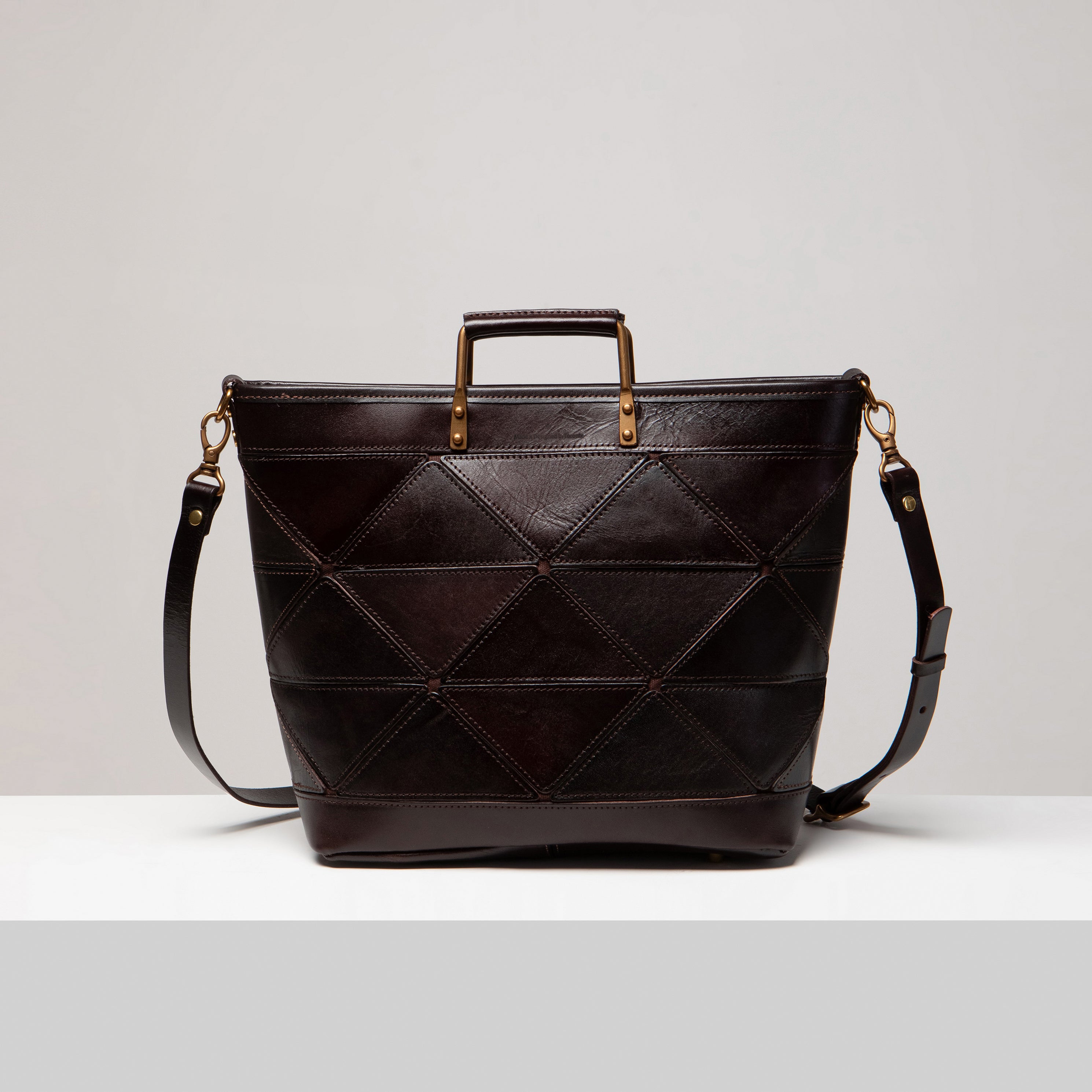 Origami Large Tote - Espresso