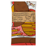 Hot Dog Hamburger Tea Towel