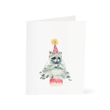 Birthday Raccoon Card