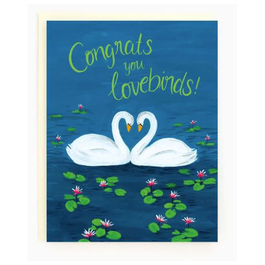 Wedding Lovebirds Card