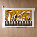 Happy Mushrooms Tea Towel