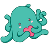 Octopi my Heart Sticker