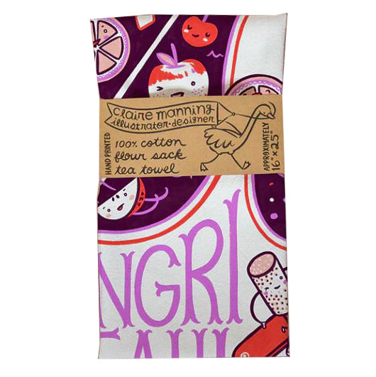Sangri-yeah! Tea Towel