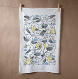 Stripey Seagulls Tea Towel