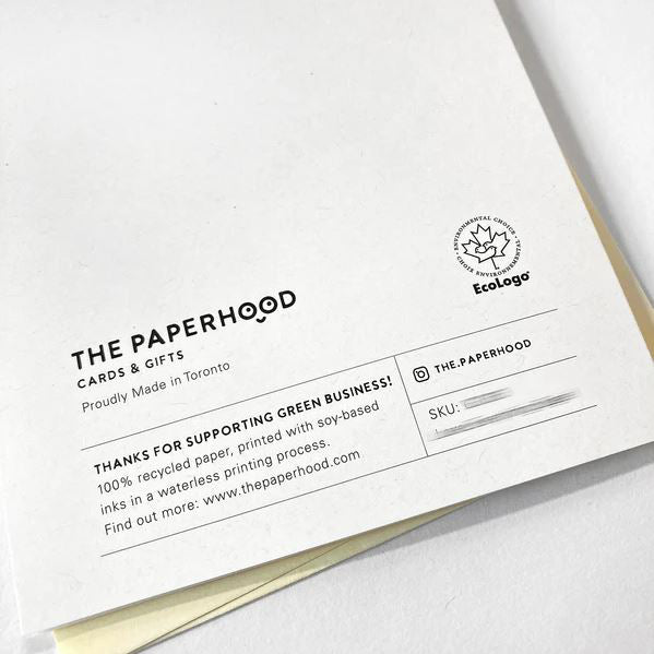 Typewriter Card