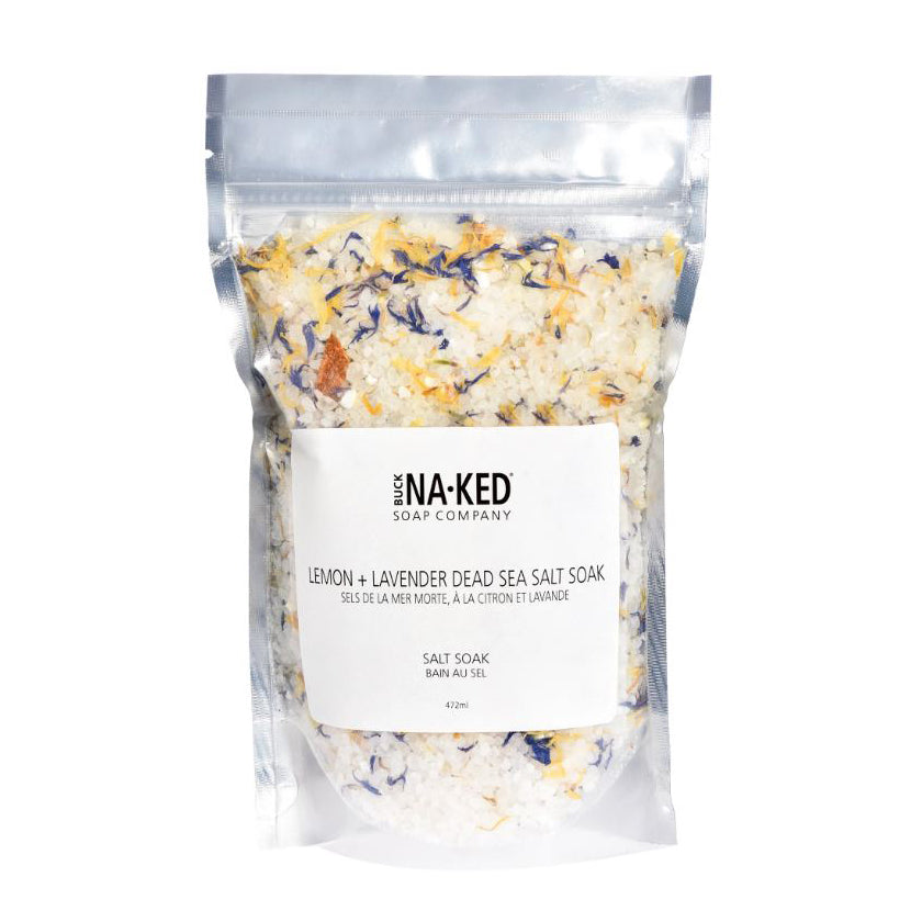 Lemon + Lavender Salt Soak