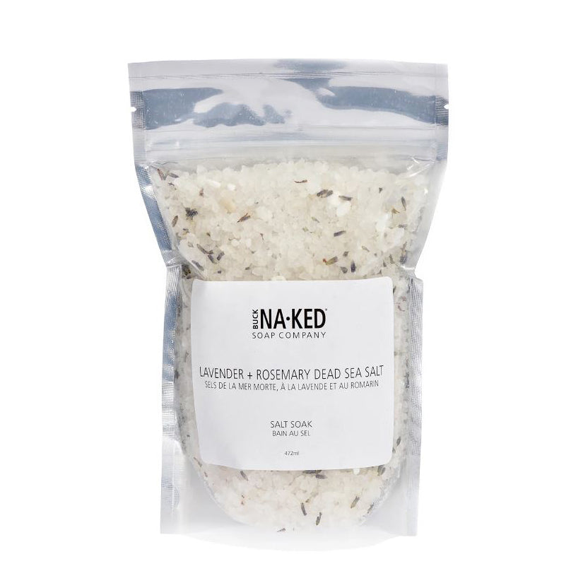 Lavender + Rosemary Salt Soak
