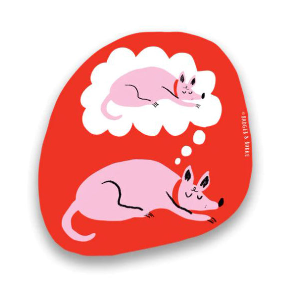 Dog Dreams Sticker
