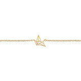 Bronx Origami Crane Bracelet Gold