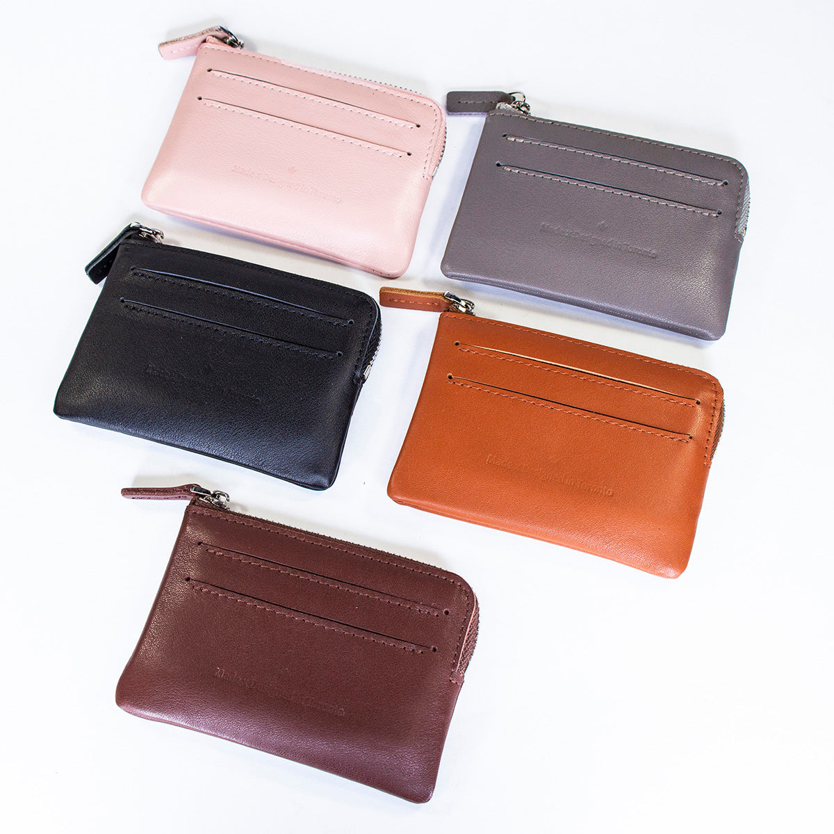 'Avenue' Top Zip Card Holder Coin Keeper