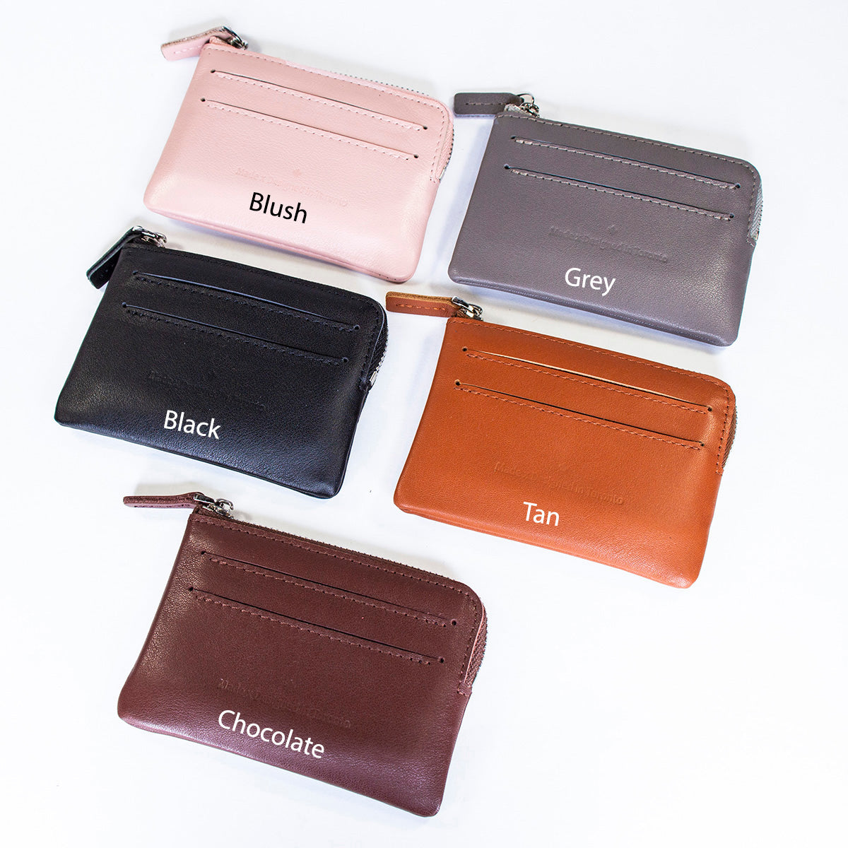 'Avenue' Top Zip Card Holder Coin Keeper