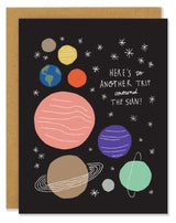 Birthday Around the Sun Card