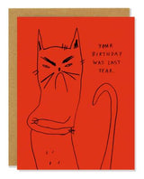 Birthday Bitter Kitty Card