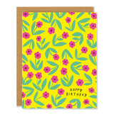 Birthday Flowers Card