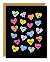 Candy Hearts Card