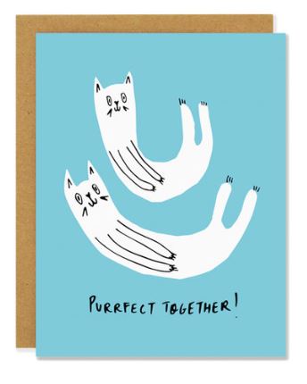 Purrfect Together Card