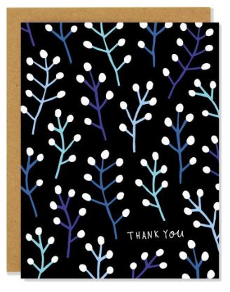Thank You Willow Branches Card