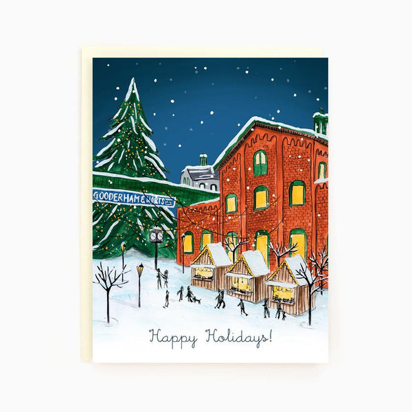 Paperhood - Toronto Distillery District Holiday Card