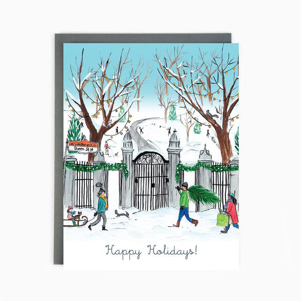 Paperhood - Toronto Trinity Bellwoods Park Holiday Card