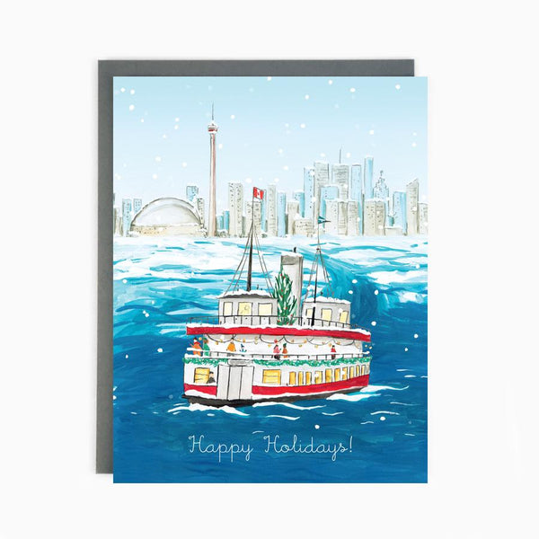 Paperhood - Toronto Island Ferry Holiday Card