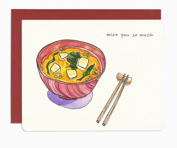Miso You So Much Card