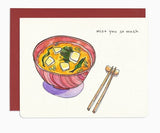 Miso You So Much Card