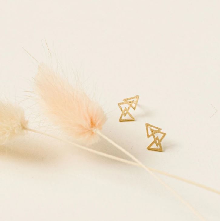 Earring Grace Gold Studs