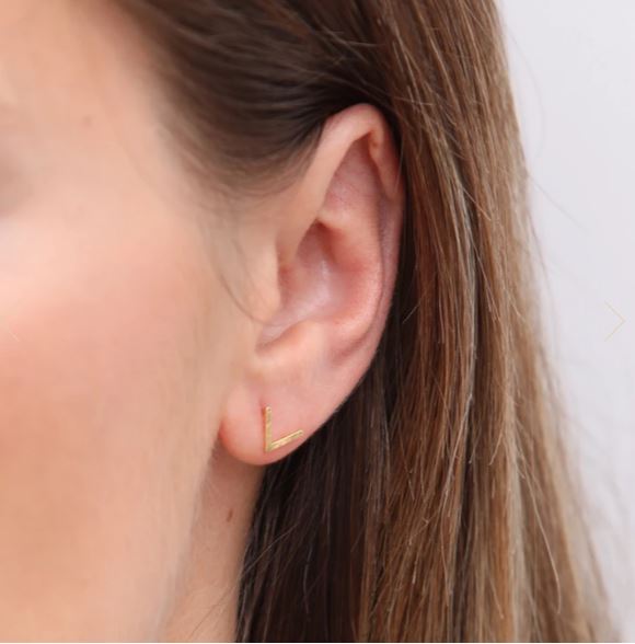 Earring Leslie Gold Studs