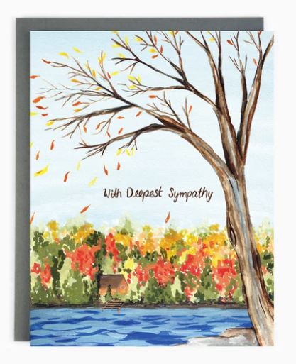 Paperhood - Sympathy Lake Card