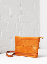 Origami Clutch / Crossbody Bag - Tan