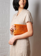 Origami Clutch / Crossbody Bag - Tan
