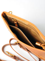 Origami Clutch / Crossbody Bag - Tan
