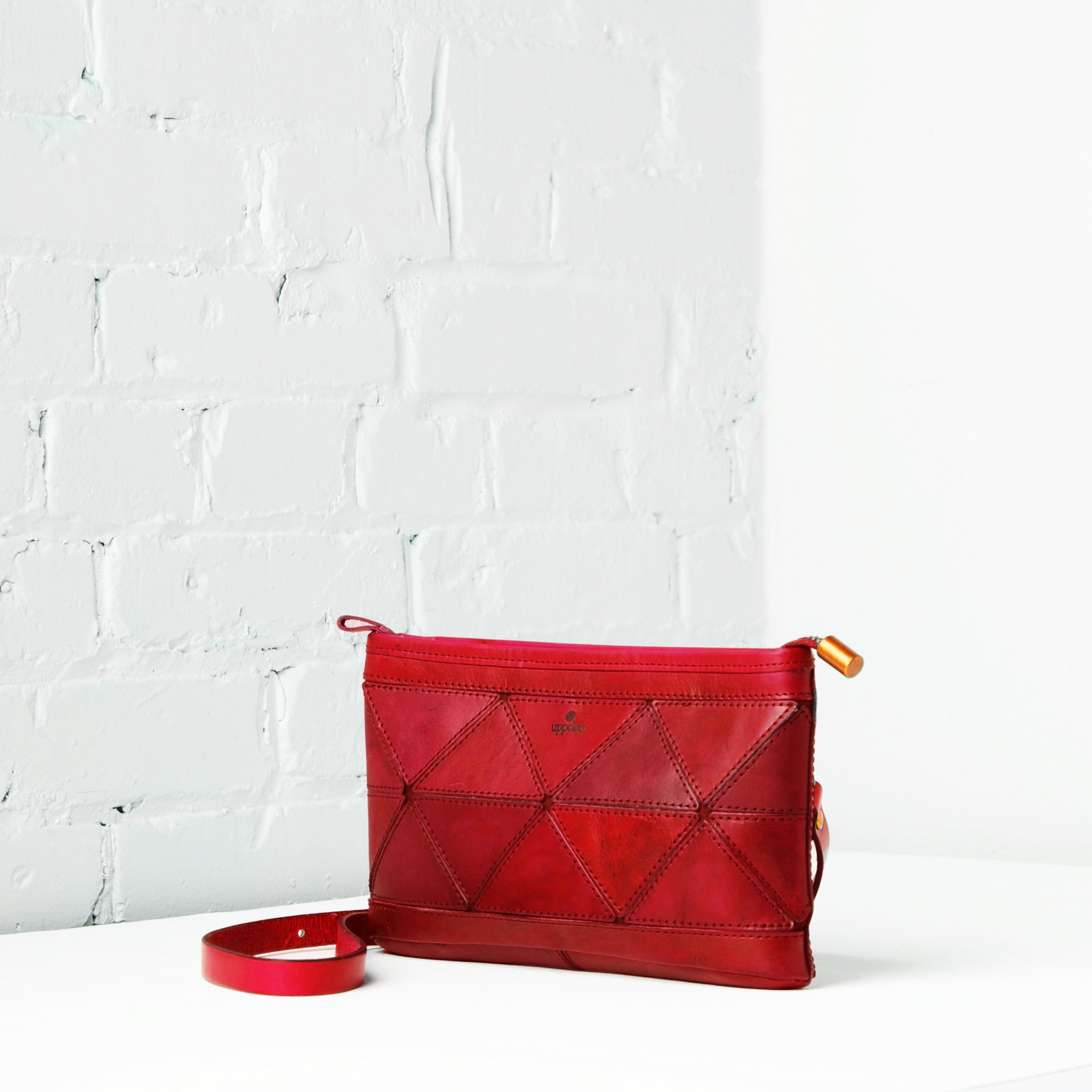 Origami Clutch / Crossbody Bag - Bordeaux