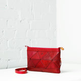 Origami Clutch / Crossbody Bag - Bordeaux