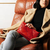 Origami Clutch / Crossbody Bag - Bordeaux
