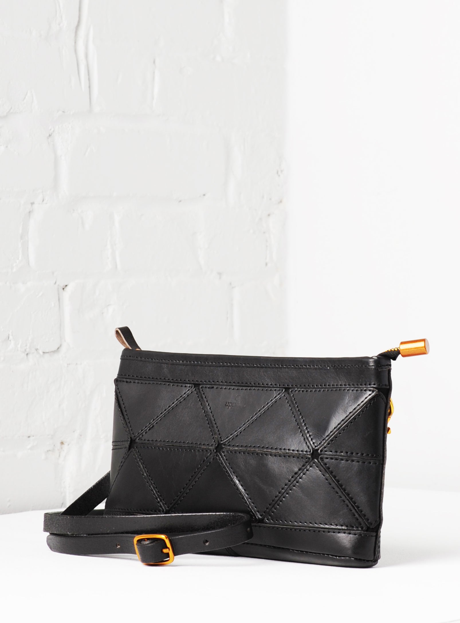 Origami Clutch / Crossbody Bag - Black