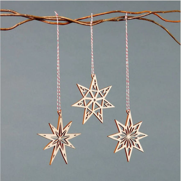 Light + Paper Studio - Stars Ornament Set