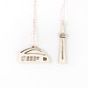 Light + Paper Studio - CN Tower and SkyDome Ornament Set