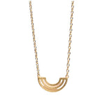 Rainbow Necklace Gold