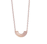 Rainbow Necklace Rose Gold