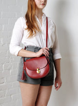 Vive 2.0 Saddle Crossbody Bag - Bordeaux Red