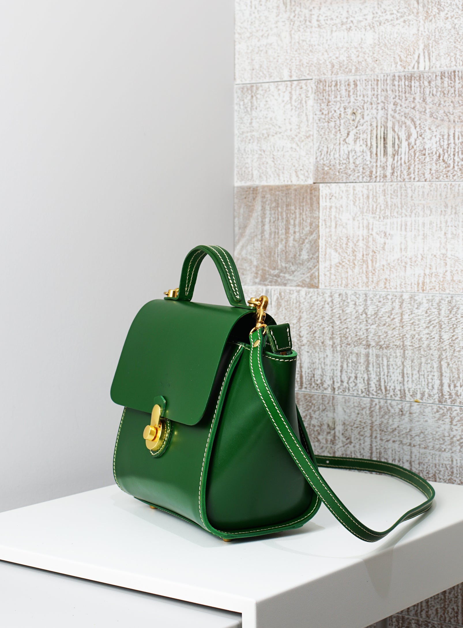 Vive 2.0 Classic Top Handle Satchel - Hunter Green