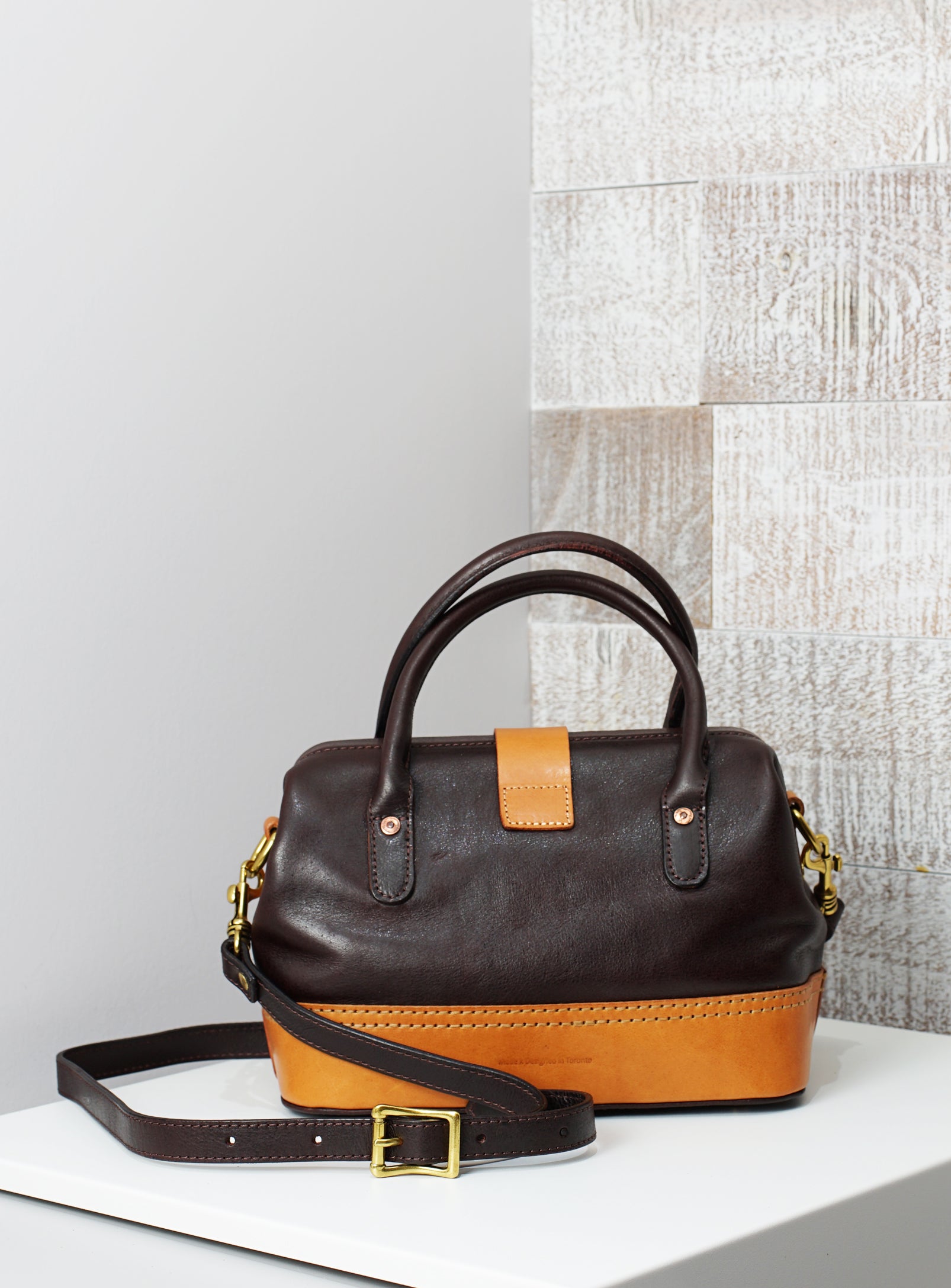 Wonder 'XL' Vintage Top-handle Satchel - Espresso