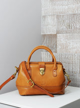 Wonder 'XL' Vintage Top-handle Satchel - Tan